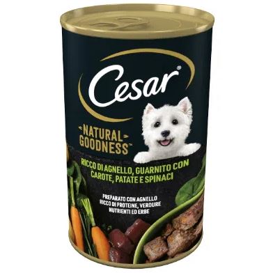 Cesar Natural Goodness Agnello 400gr Alimento umido per Cani Cesar Natural Goodness Agnello 400gr Alimento umido per Cani